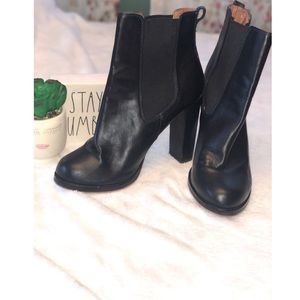 Ann Taylor Loft Black Ankle Boot